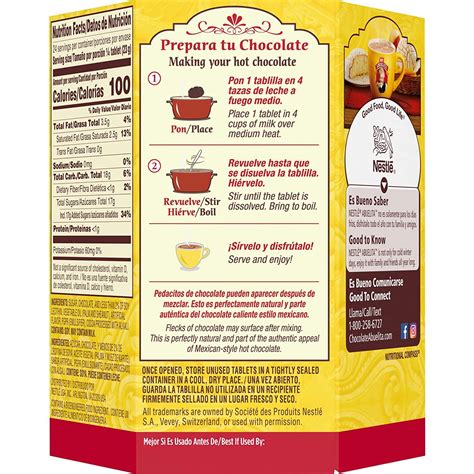 Nestle ABUELITA Hot Chocolate Drink Tablets - Authentic Mexican Hot ...