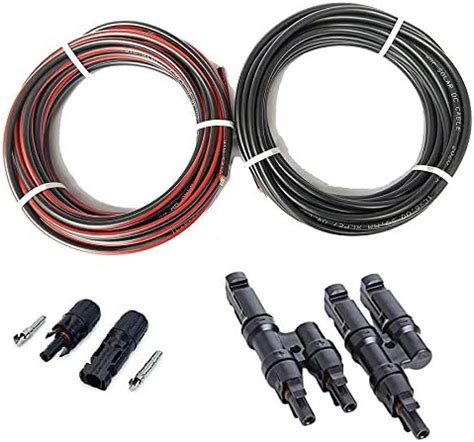 Polycab Solar 6 sq mm FR XLPO UV Cable Red and Black (20 Meter Each ...