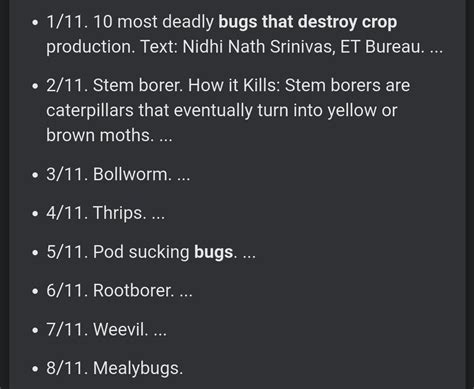 insects that destroy crops - Brainly.in