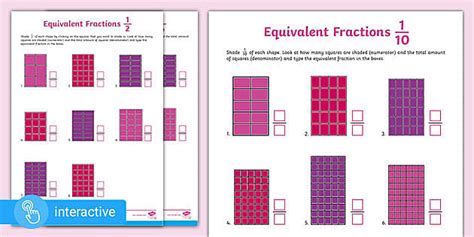 👉 Interactive PDF: White Rose Maths 4 Equivalent Fractions (1)