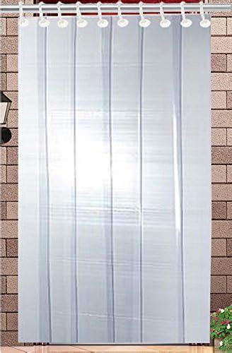 Buy Kuber Industries 1 mm Thick PVC 6 Strips AC Curtain for Offices ...