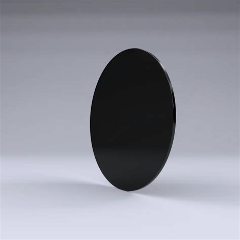 Circular Tinted Black Toughened Glass Table -Top – Flair Glass