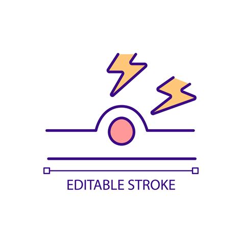 Inflamed acne under skin RGB color icon. Painful pimple. Clogged pores. Swelling blind pimples ...