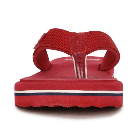 Buy Bata Solid Red Flipflops Online