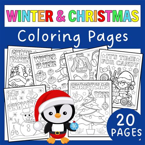 Winter Season Coloring Page