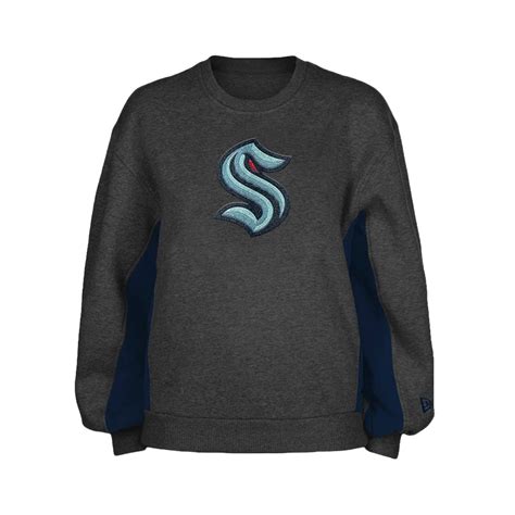 Seattle Kraken New Era Womens Sports Night Crew - Seattle Hockey Team Store