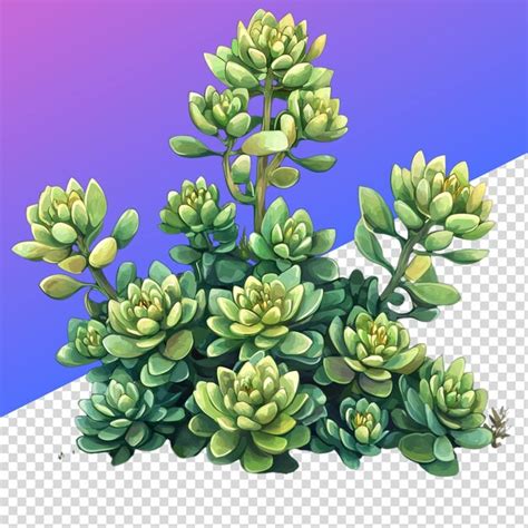 Vibrant sedum plant for landscaping and garden decor | Premium AI ...