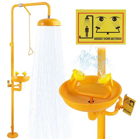 Eye Wash Shower Station Yzzwer - OSHA Approved Emergency Safety Eye ...