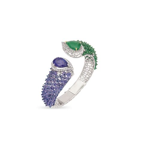 Signature Emerald Tanzanite Bracelet – The House of Rose