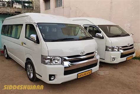 Book Toyota Commuter in Bangalore | Luxury Van Rental