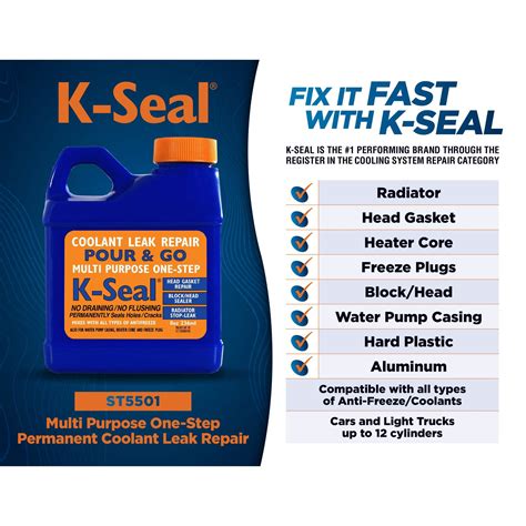 K-Seal Cooling System Leak Sealant ST5501