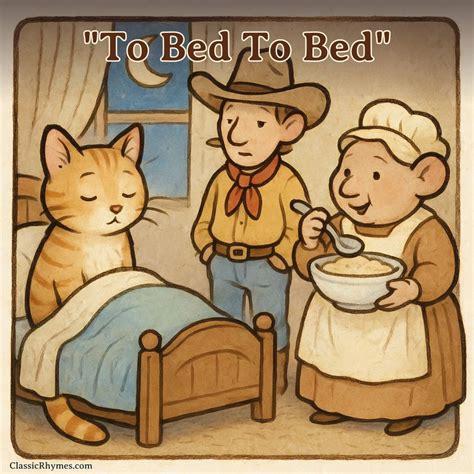 To Bed To Bed: Lyrics, Meaning & Printable PDF - Classic Rhymes