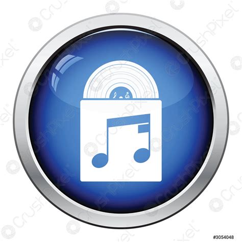 Vinyl record in envelope icon - stock vector 3054048 | Crushpixel