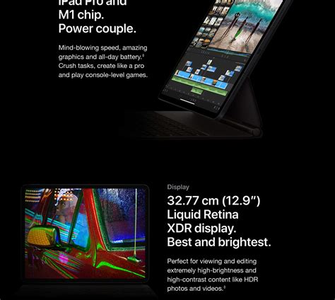 2021 Apple iPad Pro with Apple M1 chip (12.9-inch/32.77 cm, Wi-Fi ...