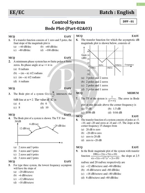 Image result for Bode Plot Example in Control Engineering