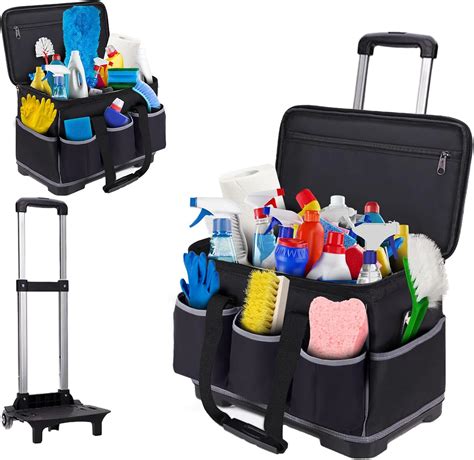 Amazon.com: Cleaning Caddy for Cleaning Supplies for Housekeeping ...