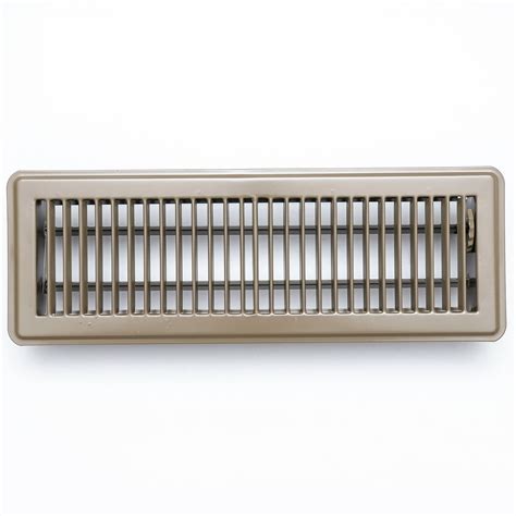 4" x 14" [Duct Opening] Floor Register with Louvered Design | Heavy Du ...