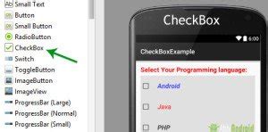 Multiple Checkbox Android 的图像结果
