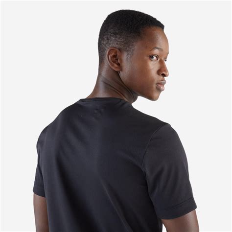 Men Running T-Shirt Breathable, Quick Dry, Kiprun 100 - Black