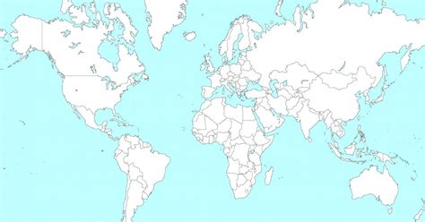 World Map. Not Labeled 的图像结果
