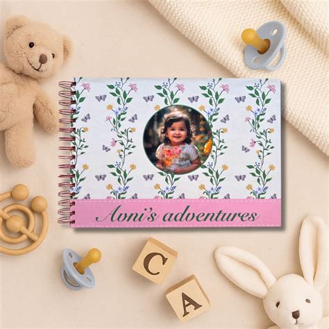 Baby memory book | Personalized with picture and name | A4 size – Bop ...