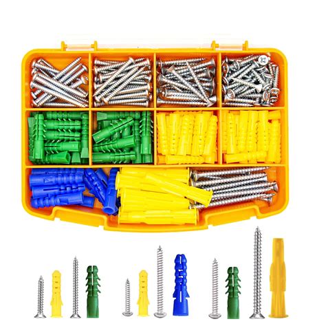 Bill Premium Drywall Anchors with Wall Screws - Wall Anchors and Screw ...