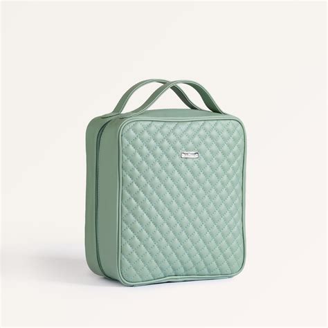 Mint Green Quilted Travel Organiser Set Of 4 Online - Premium Travel ...