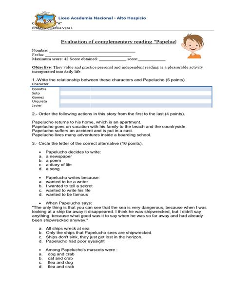 Image result for Essay Test PDF