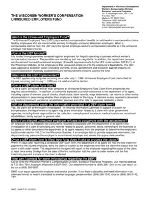 Fillable Online dwd wisconsin WKC-12456-P - dwd wisconsin Fax Email ...