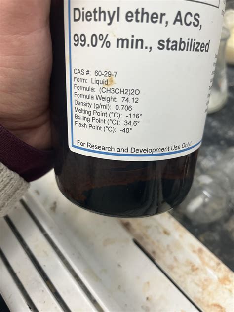 Diethyl Ether is Objectively the Best Extraction Solvent CMV : r ...