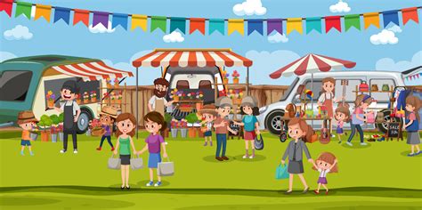 Image result for Local Market Cartoon