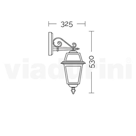 Garden Lamp in Anthracite Aluminum and Sandblasted Glass