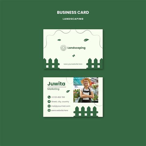 Landscaping Business Card Templates 的图像结果