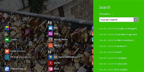 Image result for Windows 8 Search