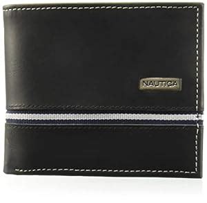 Buy Nautica Men's Classic Leather Bifold RFID Wallet (Available in ...