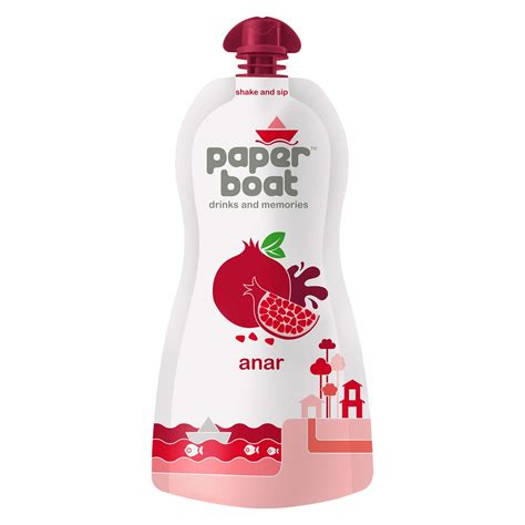 Paper Boat Anar, Pomegranate Fruit Juice, No Added Preservatives and ...