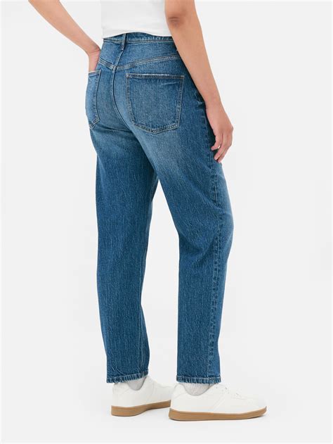 Women's Mid Blue Slim Straight Leg Jeans | Regular | Penneys