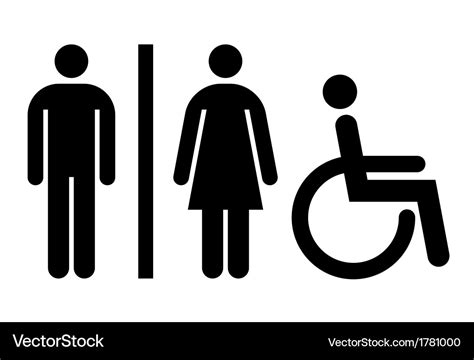 Restroom Sign Vector 的图像结果