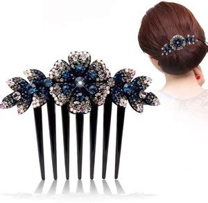 PALAY Hair Clips for Women Flower Hair Comb Pins Slide Hair Clips for ...