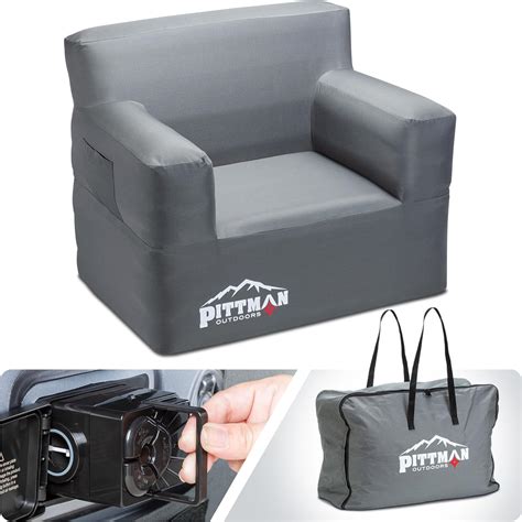 Amazon.com: Pittman - Inflatable Chair for Camping with Built in Pump ...