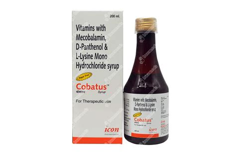 Cobatus Syrup 200 Ml - Uses, Side Effects, Dosage, Price | Truemeds