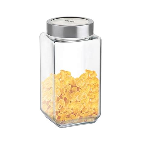 Buy Cello Qube Fresh Glass Storage Jar 1000ml, Transparent | See ...