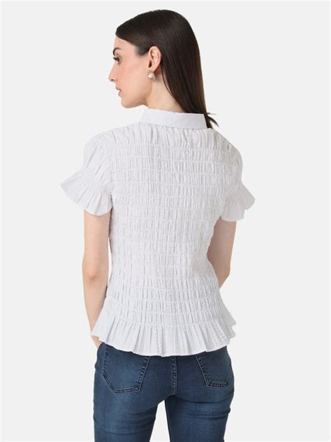 Pleated Smocked Shirt – KAZO