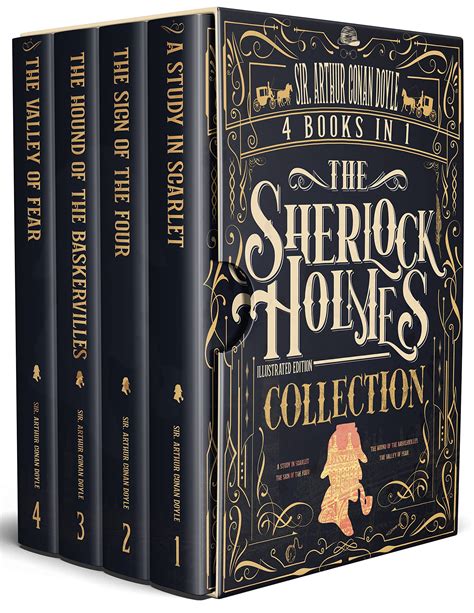 The Sherlock Holmes Collection: 4 BOOKS IN 1: Illustrated Edition by Arthur Conan Doyle | Goodreads - timeline of sherlock holmes books