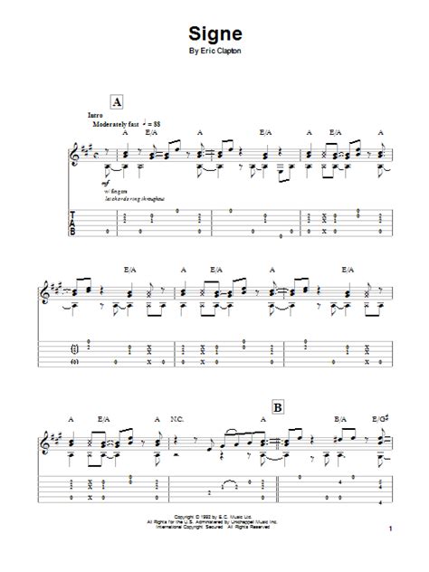 Eric Clapton Signe Lesson 的图像结果