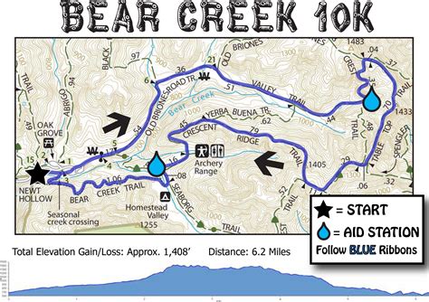 Bear Creek Lake Trail Map at Gabriella Carron blog