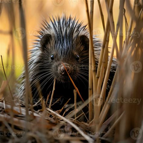 porcupine hidden predator photography grass national geographic style 35mm documentary wallpaper ...