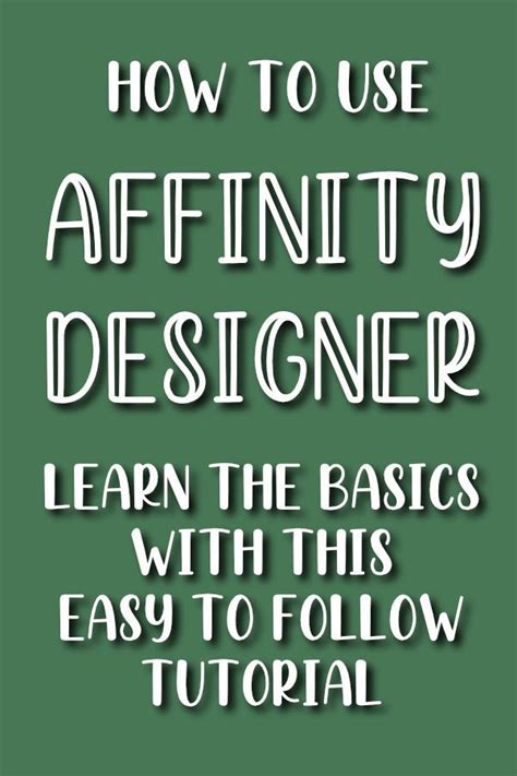Image result for Beginning Tutorial Affinity