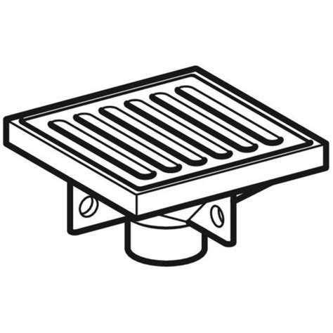 Geberit PE floor drain, slotted grating 15 x 15 cm | Geberit product ...