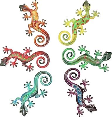 Hanizi Metal Gecko Wall Decor Wall Sculpture Hanging India | Ubuy